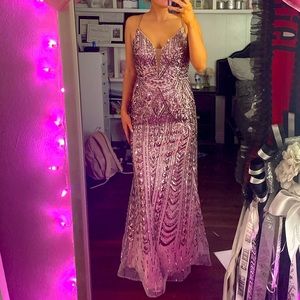 Champagne Colored Prom Or Pageant Dress! - image 1